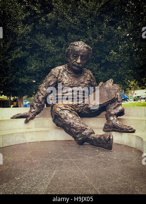 Einstein memorial a Washington DC Foto Stock