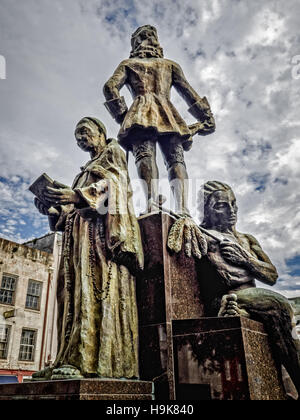 Jean-Baptiste Le Moyne de Bienville era il co-fondatore di Mobile, padre di New Orleans e Biloxi. Foto Stock