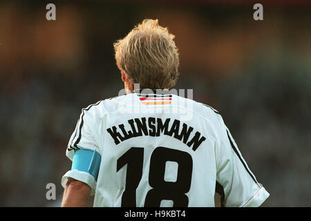 JURGEN KLINSMANN GERMANIA 04 Luglio 1998 Foto Stock