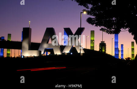 Ingresso al LAX, Los Angeles International Airport Foto Stock