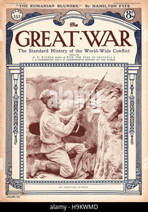 1919 La Grande Guerra front page soldato armeno Foto Stock