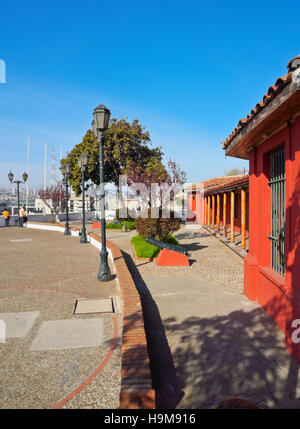 Il Cile, Valparaiso, vista del Signore Cochrane Casa-museo. Foto Stock