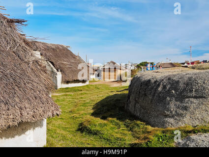 Uruguay, Rocha dipartimento, vista della Punta del Diablo. Foto Stock