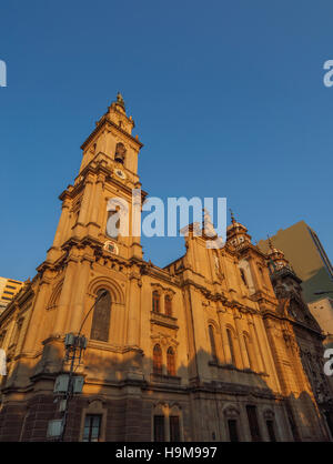 Il Brasile città di Rio de Janeiro Centro vista delle chiese di Nossa Senhora do Carmo da Antiga Se e di Nossa Senhora do Monte do Foto Stock