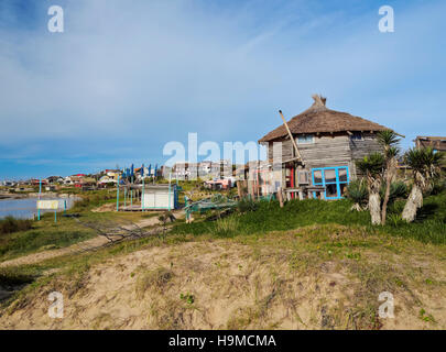 Uruguay, Rocha dipartimento, vista della Punta del Diablo. Foto Stock