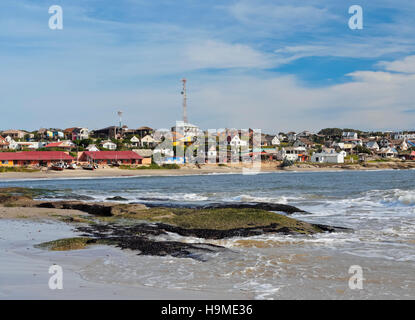 Uruguay, Rocha dipartimento, vista della Punta del Diablo. Foto Stock