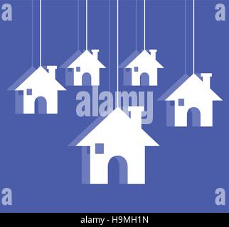 Annunci immobiliari Illustrazione Vettoriale