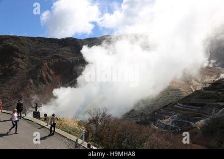 In vulcaniche Hakone Tokyo Giappone Foto Stock