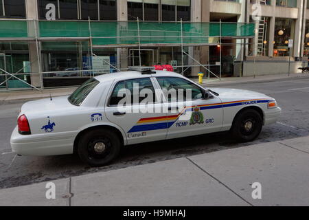 Un RCMP auto della polizia in Ottawa, Ontario, Canada Foto Stock