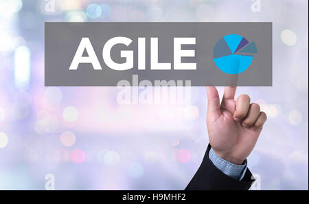 Agilità Agile agile Quick Fast Concept Foto Stock