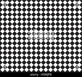 Vettore con sfondo bianco e nero a rombo Illustrazione Vettoriale