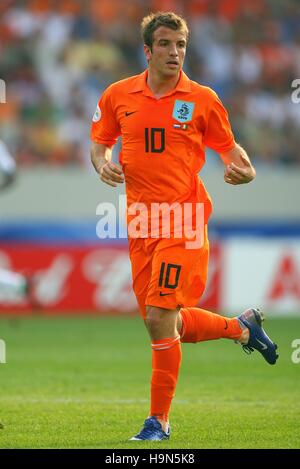 RAFAEL VAN DER VAART HOLLAND & SV HAMBURG WORLD CUP Stuttgart Germania 16 giugno 2006 Foto Stock