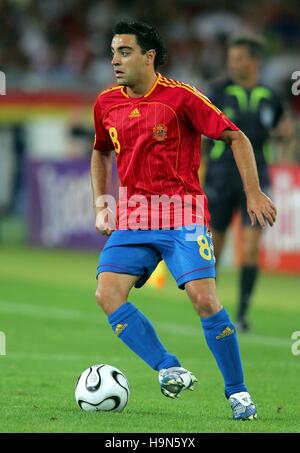 XAVI Spagna & Barcellona WORLD CUP STADIUM STUTGART Germania 19 giugno 2006 Foto Stock