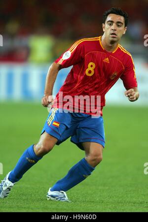 XAVI Spagna & Barcellona WORLD CUP STADIUM STUTGART Germania 19 giugno 2006 Foto Stock