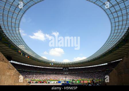 OLYMPIASTADION BERLINO ECUADOR V GERMANIA WORLD CUP Berlino Germania 20 giugno 2006 Foto Stock