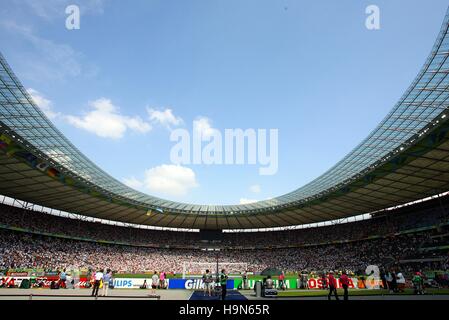 OLYMPIASTADION BERLINO ECUADOR V GERMANIA WORLD CUP Berlino Germania 20 giugno 2006 Foto Stock