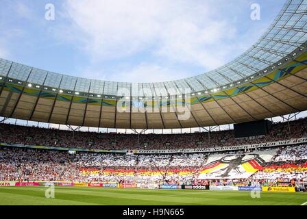 OLYMPIASTADION BERLINO ECUADOR V GERMANIA WORLD CUP Berlino Germania 20 giugno 2006 Foto Stock