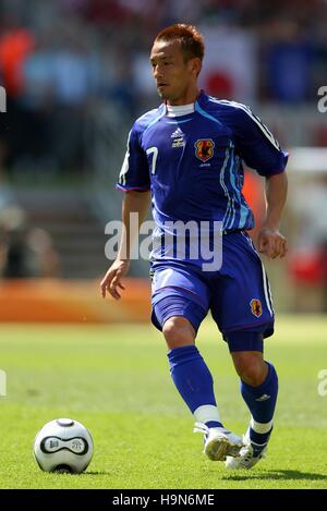 HIDETOSHI NAKATA GIAPPONE & Bolton Wanderers FC COPPA DEL MONDO GERMANIA NORIMBERGA 18 Giugno 2006 Foto Stock