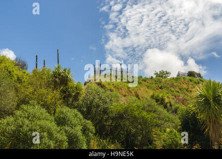 Otatara Pa maori villaggio storico in Taradale, Napier Hawke's Bay, Nuova Zelanda Foto Stock