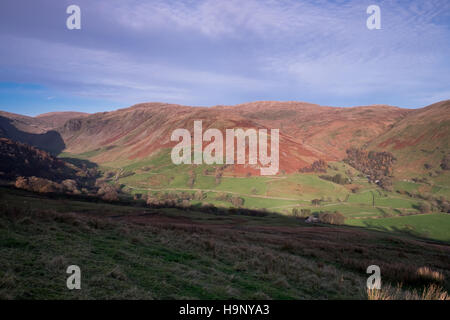 Longsleddale Valley vicino a Sadgill nel Lake District Foto Stock