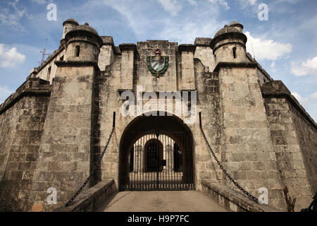 Fortezza Castillo De La Real Fuerza o castello della Royal vigore, Havana, Cuba Foto Stock