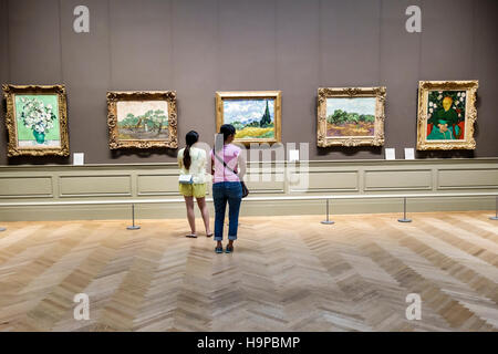 New York City,NY NYC Manhattan,Upper East Side,Fifth Avenue,Metropolitan Museum of Art,met,gallery,painting,Impressionism,Vincent van Gogh,Dutch,la BE Foto Stock