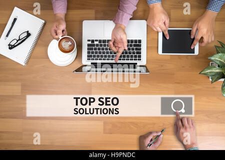 TOP SEO SOLUTIONS Foto Stock