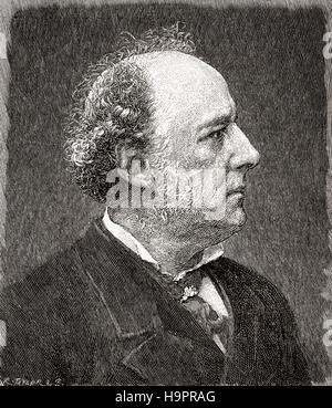 Sir John Everett Millais, 1° Baronet, 1829 - 1896. Il pittore inglese e illustrator, uno dei fondatori della Fratellanza Pre-Raphaelite. Visto qui di età compresa tra i 62. Da The Strand Magazine, Vol I da gennaio a giugno, 1891. Foto Stock