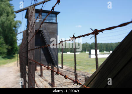 Tedesco ex campo di concentramento nazista stutthof est di Danzica. Sztutowo, Polonia, Europa Foto Stock