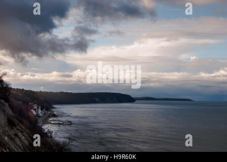 Spiaggia di Svetlogorsk, Kaliningrad. Foto Stock