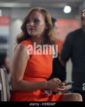 New York, NY, STATI UNITI D'AMERICA. 25 Nov, 2016. Jessica Chastain in corrispondenza della NBC Today Show per promuovere il suo nuovo film Miss Sloane a New York City il 25 novembre 2016. Credito: Rw/media/punzone Alamy Live News Foto Stock