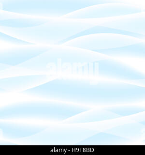 Bianco sfondo ondulato Foto Stock