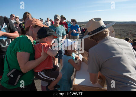 Maggio 20, 2012 La visualizzazione di Eclipse Arches Foto Stock