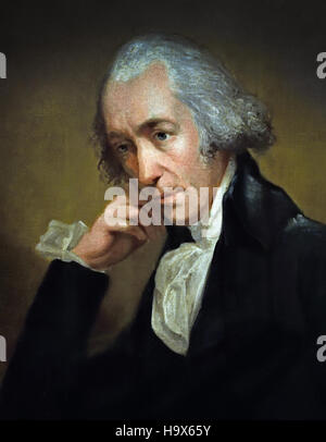 James Watt ingegnere 1736-1819.1792 pittore Carl Fredrik von Breda 1759-1818 inglese in Inghilterra Foto Stock