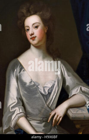 Sarah Churchill (née Jenyns (Jennings)), duchessa di Marlborough (1660-1744), cortigiano. 1702 Sir Godfrey Kneller, BT (1646-1723), pittore ritratto. Inglese in Inghilterra Foto Stock
