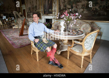 Torquhil ian campbell il Duca di Argyll Foto Stock