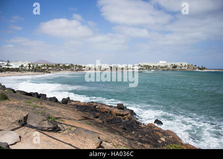 Vacanza in Costa Teguise e il Lake District oltre l'estate Foto Stock