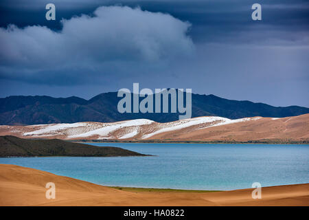 Mongolia, Zavkhan provincia, Har Nuur lake Foto Stock
