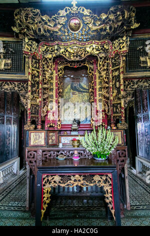 Huynh Thuy Le, Home di Marguerite Duras amante, Sa Dec, fiume Mekong, Vietnam Asia Foto Stock