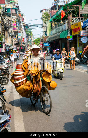 Il vecchio quartiere di Hanoi, Vietnam Asia Foto Stock