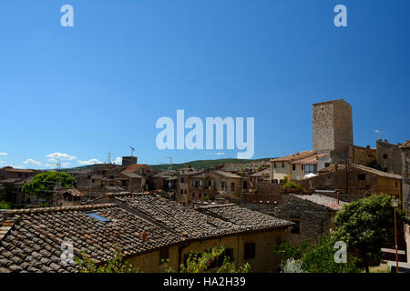 San Gimignano, Italia - 6 Settembre 2016: Vista di San Gimignano city in Toscana, Italia. Foto Stock