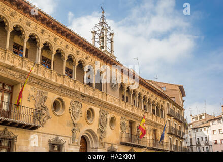 Il municipio nel centro storico di Tarazona, Spagna Foto Stock