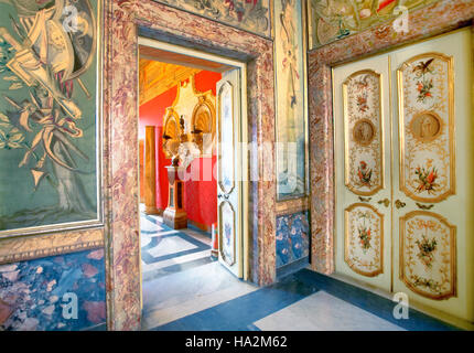 Galleria d'arte in musei Capitolini, il Palazzo dei Conservatori, Roma, Italia Foto Stock