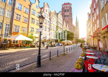 Street view in Gdansk Foto Stock