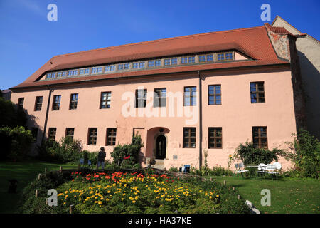 Cranach house, Wittenberg / Elba, Sassonia-Anhalt, Germania, Europa Foto Stock