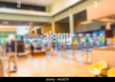 Abstract di sfocatura di airport al banco check-in - possono essere utilizzate per la visualizzazione o montaggi sul prodotto Foto Stock