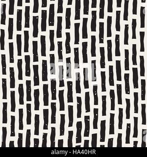 Vector Seamless disegnati a mano verticale linee Grunge Pattern Illustrazione Vettoriale