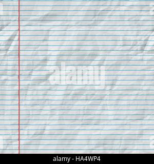 Raster senza giunture Linee orizzontali su carta ripiegata Texture Foto Stock