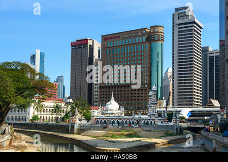 Masjid Jamek moschea nel centro di Kuala Lumpur. La moschea è stata costruita nel 1907. Kuala Lumpur in Malesia Foto Stock