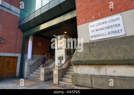 La Crown Court di Manchester Minshull Street Foto Stock